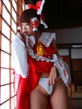 [Cosplay] Reimu Hakurei with dildo and toys - Touhou Project Cosplay(17)